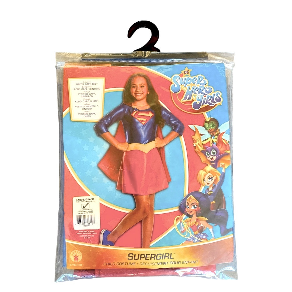 Rubie’s Super Hero Girls Supergirl Costume girls size L 12-14